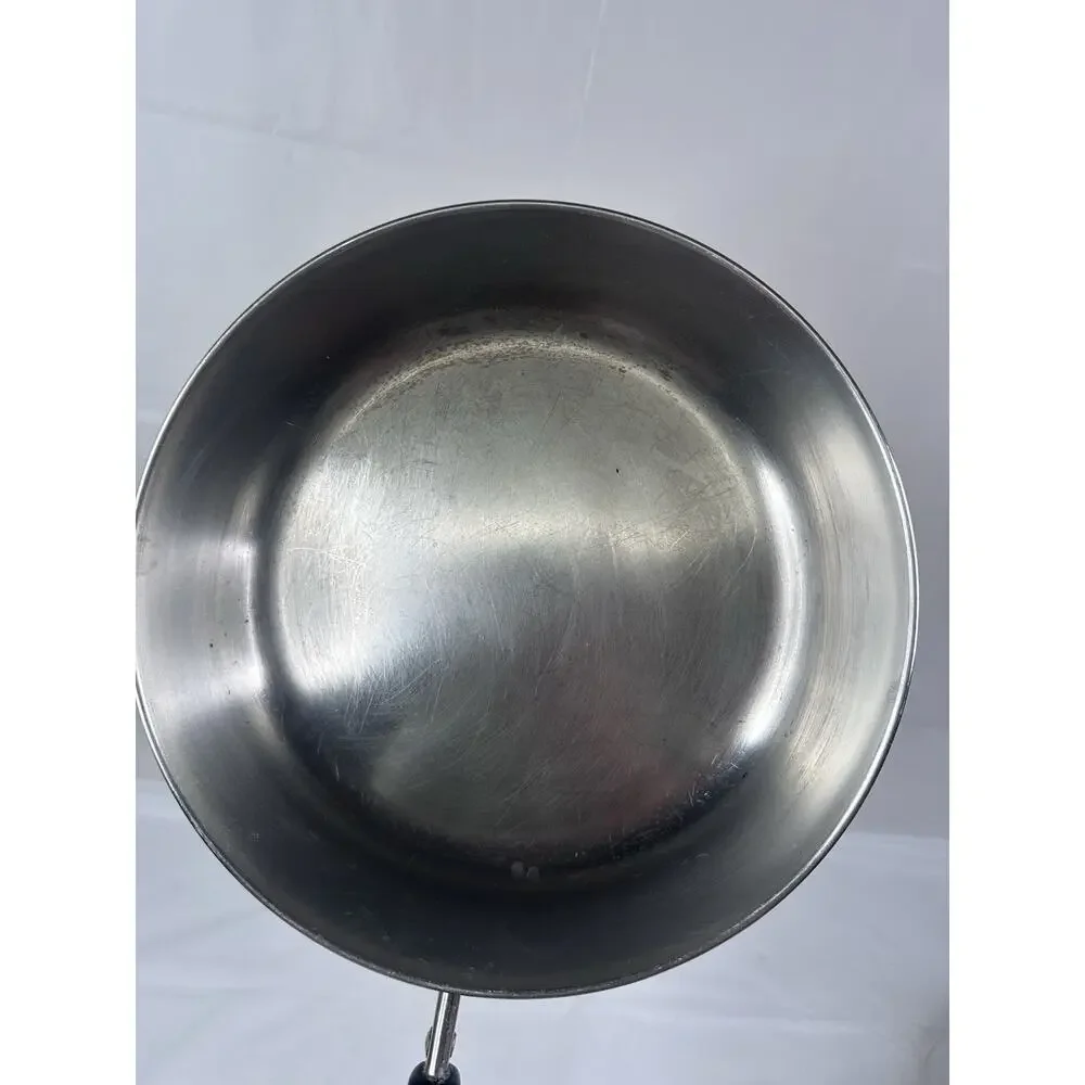 Revere Ware Copper Bottom 6 Quart Stock Pot 9” & 8”Frying Sauté Pan USA